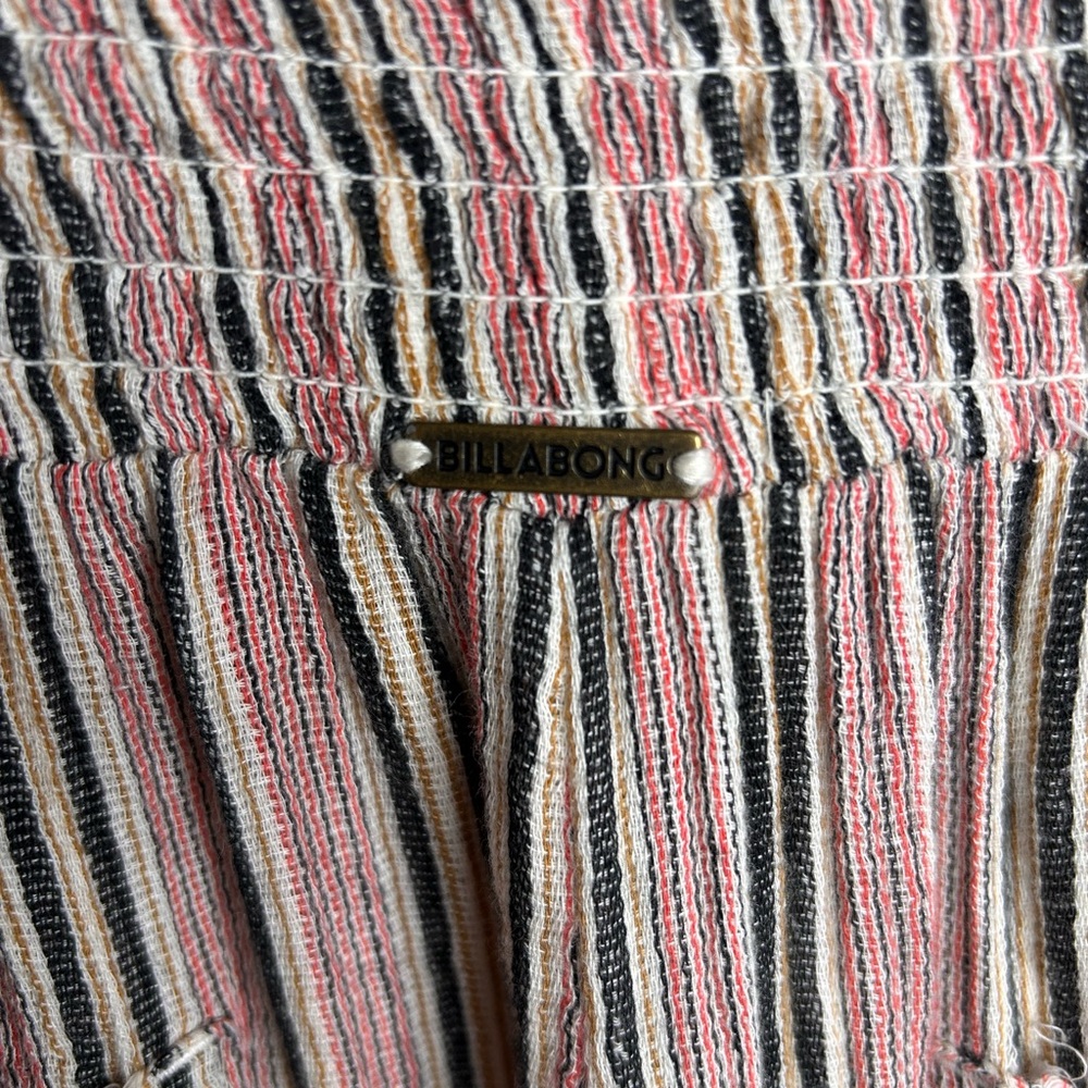 NWOT Billabong Gauzy Striped Cotton Beach Pants Large - Picture 5 of 10